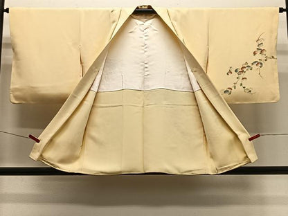 平和屋着物＃羽織 寿光織 菊文 金銀糸 正絹 逸品 未使用 CABG3980ua