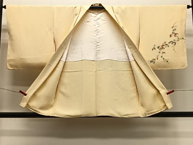 平和屋着物＃羽織 寿光織 菊文 金銀糸 正絹 逸品 未使用 CABG3980ua