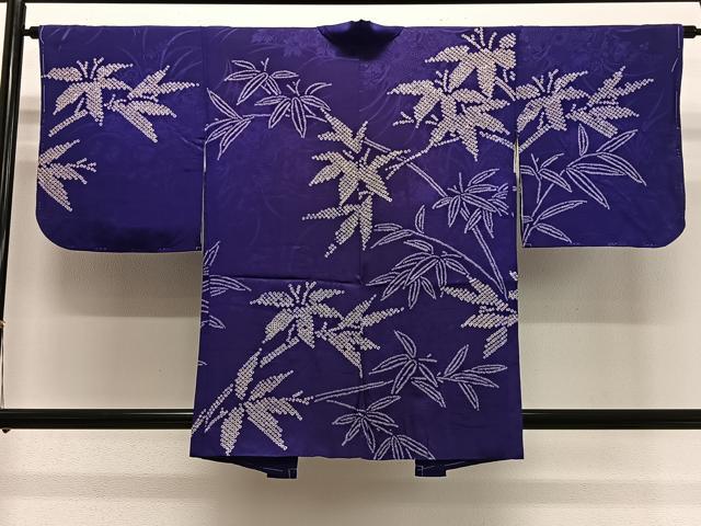 平和屋着物＃羽織 総絞り 笹文 正絹 逸品 未使用 CABG3982ua