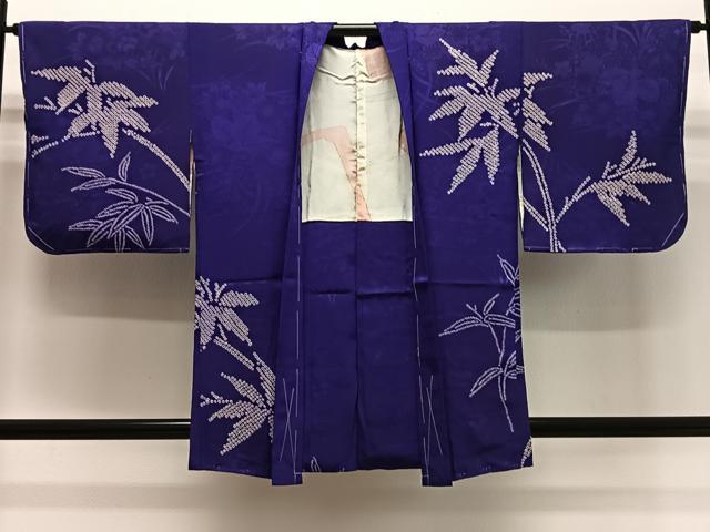 平和屋着物＃羽織 総絞り 笹文 正絹 逸品 未使用 CABG3982ua