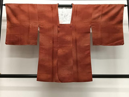 平和屋着物＃道行コート 舞花地紋 暈し染め 正絹 逸品 未使用 CABG3988ua
