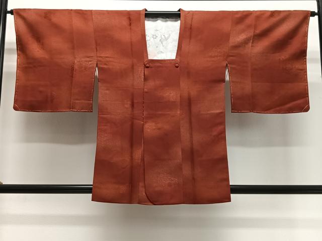 平和屋着物＃道行コート 舞花地紋 暈し染め 正絹 逸品 未使用 CABG3988ua