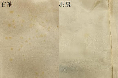 平和屋着物＃羽織　寿光織　蔦の葉文　金銀糸　正絹　逸品　CABG4000ua