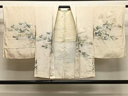 平和屋着物＃羽織　寿光織　蔦の葉文　金銀糸　正絹　逸品　CABG4000ua