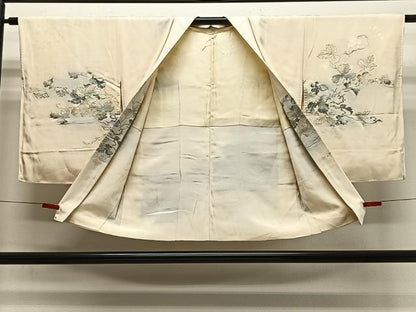 平和屋着物＃羽織　寿光織　蔦の葉文　金銀糸　正絹　逸品　CABG4000ua