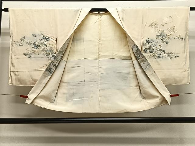 平和屋着物＃羽織　寿光織　蔦の葉文　金銀糸　正絹　逸品　CABG4000ua