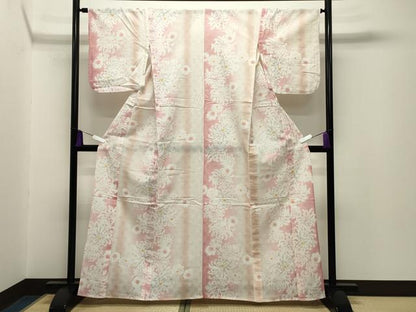 平和屋着物∴夏物 浴衣 菊間道 暈し染め 綿麻 逸品 CABG4026gh