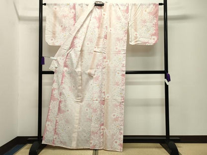平和屋着物∴夏物 浴衣 菊間道 暈し染め 綿麻 逸品 CABG4026gh