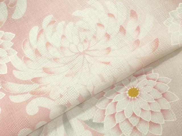 平和屋着物∴夏物 浴衣 菊間道 暈し染め 綿麻 逸品 CABG4026gh