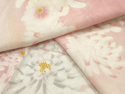 平和屋着物∴夏物 浴衣 菊間道 暈し染め 綿麻 逸品 CABG4026gh