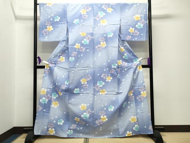 平和屋着物∴夏物 ファッションブランド hiromichi nakano ヒロミチナカノ 浴衣 舞桜文 暈し染め 綿 逸品 CABG4035gh