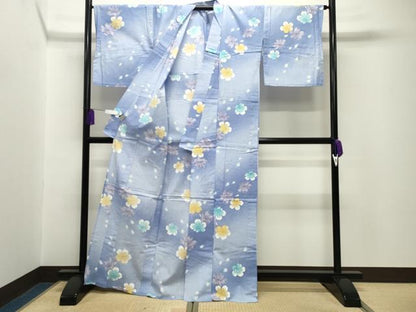 平和屋着物∴夏物 ファッションブランド hiromichi nakano ヒロミチナカノ 浴衣 舞桜文 暈し染め 綿 逸品 CABG4035gh