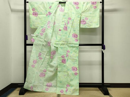 平和屋着物∴夏物 浴衣 トンボ 舞花文 綿 逸品 CABG4043gh