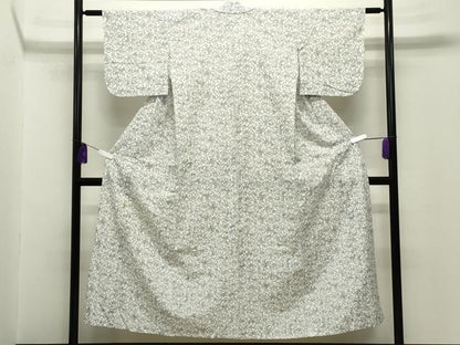 平和屋着物∴夏物 浴衣 綿絽 更紗花唐草文 綿 逸品 CABG4050gh