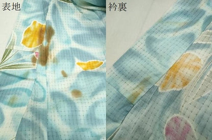 平和屋着物∴夏物 浴衣 チューリップ 綿 逸品 CABG4074gh