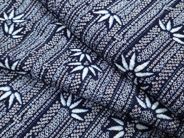 平和屋着物∴夏物 浴衣 笹竹文 綿 逸品 CABG4076gh