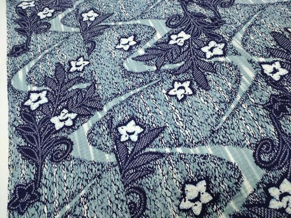 平和屋着物∴夏物 浴衣 流水花唐草文 綿 逸品 CABG4080gh