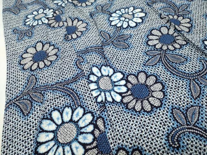 平和屋着物∴夏物 浴衣 花唐草文 綿 逸品 CABG4084gh