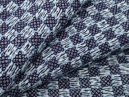 平和屋着物∴夏物 男性 浴衣 市松文 綿 逸品 CABG4087gh