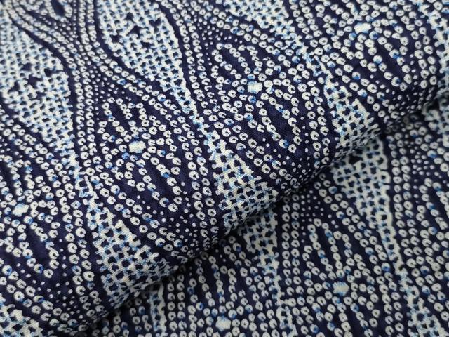 平和屋着物∴夏物 浴衣 立涌花文 綿 逸品 CABG4089gh