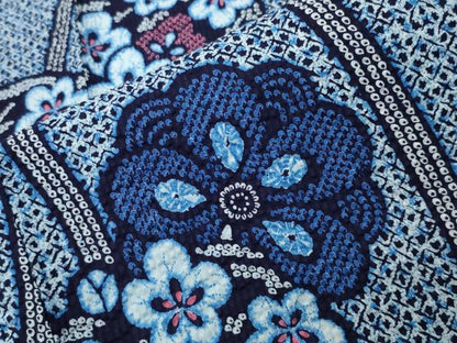 平和屋着物∴夏物 浴衣 梅花丸文 綿 逸品 CABG4090gh