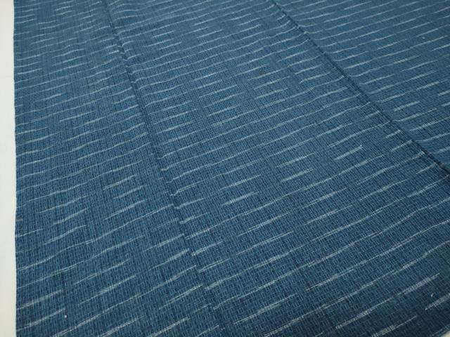 平和屋着物∴夏物　浴衣　しじら織　横段文　綿　逸品　CABG4131gh