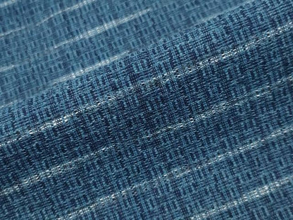 平和屋着物∴夏物　浴衣　しじら織　横段文　綿　逸品　CABG4131gh