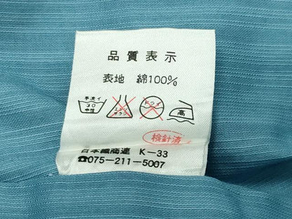 平和屋着物∴夏物 浴衣 猫 金魚 綿 逸品 CABG4147gh