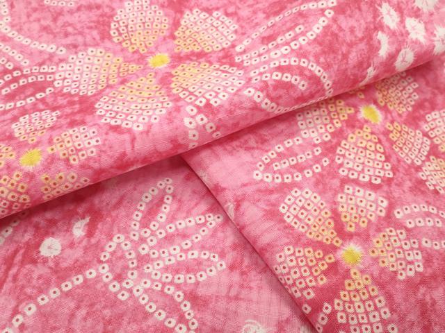 平和屋着物∴夏物 浴衣 草花文 綿 逸品 CABG4154gh