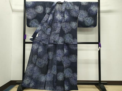 平和屋着物∴夏物 浴衣 花火 綿 逸品 CABG4155gh