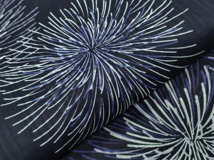 平和屋着物∴夏物 浴衣 花火 綿 逸品 CABG4155gh