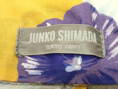 平和屋着物∴夏物 島田順子 JUNKO SHIMADA フランス芸術文化勲章受賞 浴衣 パンジー 綿 逸品 CABG4156gh