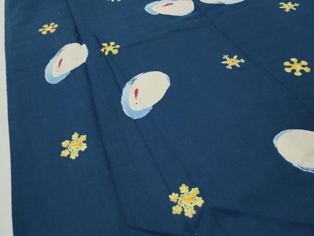 平和屋着物∴夏物 浴衣 兎 綿 逸品 CABG4159gh