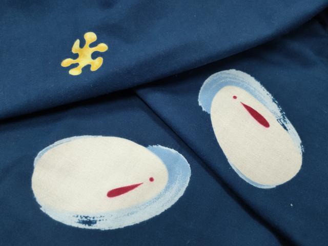 平和屋着物∴夏物 浴衣 兎 綿 逸品 CABG4159gh