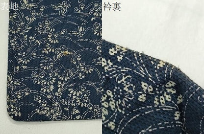 平和屋着物∴夏物　浴衣　舞蝶花文　綿　逸品　CABG4178gh