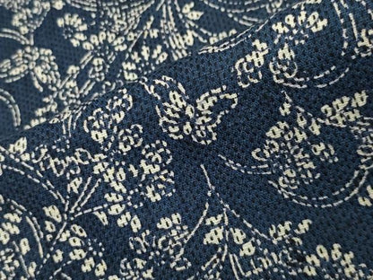 平和屋着物∴夏物　浴衣　舞蝶花文　綿　逸品　CABG4178gh