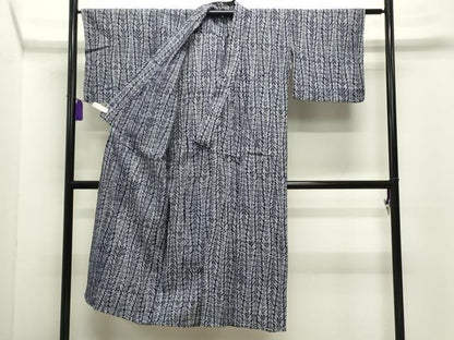 平和屋着物∴夏物 浴衣 草木文 綿 逸品 CABG4191gh