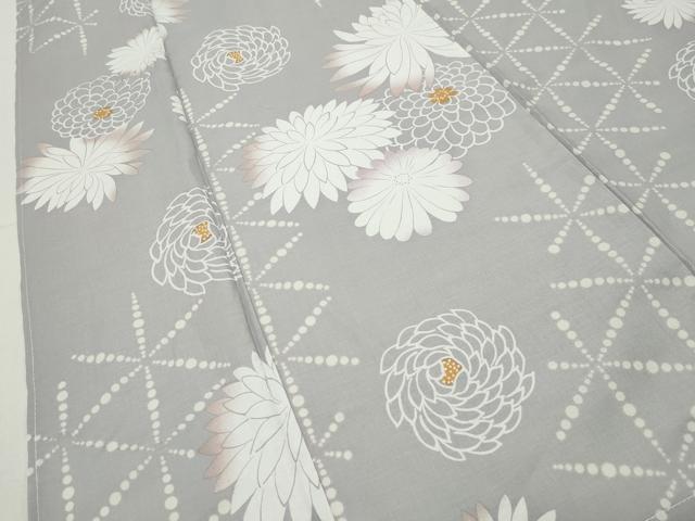 平和屋着物∴夏物 浴衣 舞菊文 綿 逸品 CABG4194gh