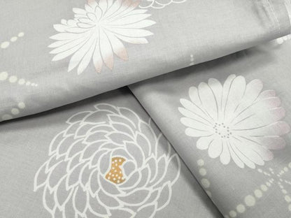 平和屋着物∴夏物 浴衣 舞菊文 綿 逸品 CABG4194gh