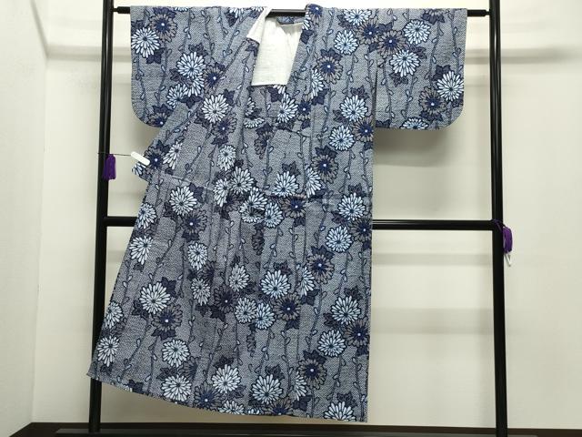 平和屋着物∴夏物 浴衣 草花文 綿 逸品 CABG4199gh