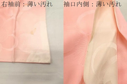平和屋着物■振袖用長襦袢 無双仕立て 舞梅地紋 暈し染め 洗える着物 CABG4210gh