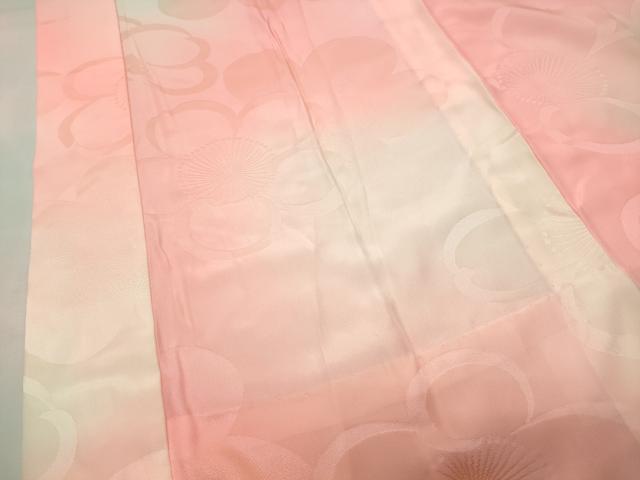 平和屋着物■振袖用長襦袢 無双仕立て 舞梅地紋 暈し染め 洗える着物 CABG4210gh