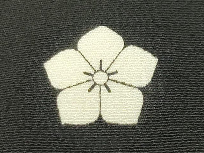 平和屋着物■豪華黒留袖　刺繍　菱飛鶴花文　金銀彩　正絹　逸品　CABG4256gh