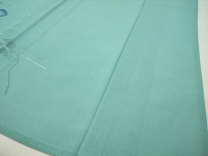 平和屋着物＊夏物　訪問着　絽　朝顔　正絹　逸品　CABG4266gh