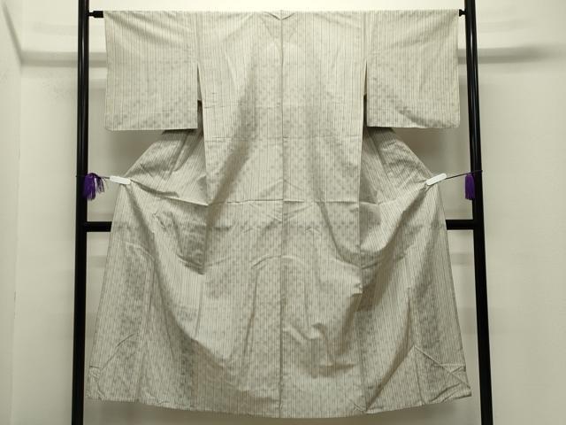 平和屋着物＊夏物　小紋　紗　飛鳥文　正絹　逸品　CABG4268gh
