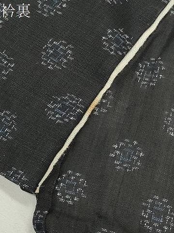 平和屋着物＊夏物　重要無形文化財　本場宮古上布　吉祥文　苧麻　逸品　CABG4274gh