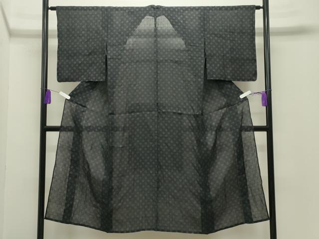 平和屋着物＊夏物　重要無形文化財　本場宮古上布　吉祥文　苧麻　逸品　CABG4274gh