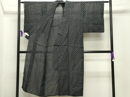 平和屋着物＊夏物　重要無形文化財　本場宮古上布　吉祥文　苧麻　逸品　CABG4274gh