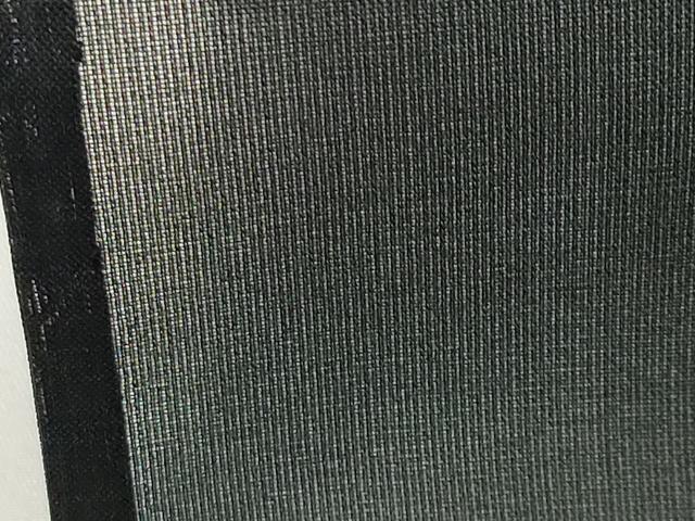 平和屋着物＊夏物　本場大島紬　夏大島　飛鳥文　黒地　正絹　逸品　CABG4275gh