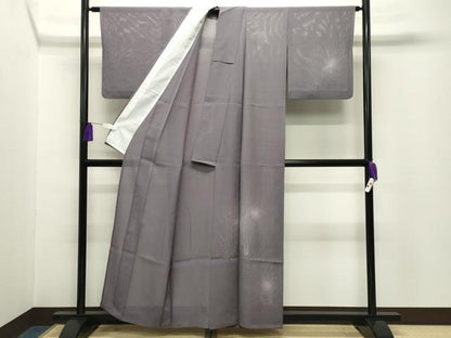 平和屋着物＊夏物　訪問着　絽　コオロギ　蛍暈し　正絹　逸品　CABG4277gh